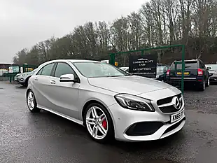 Used 2016 Mercedes-Benz a Class AMG Line Silver - Interior and Exterior details 2