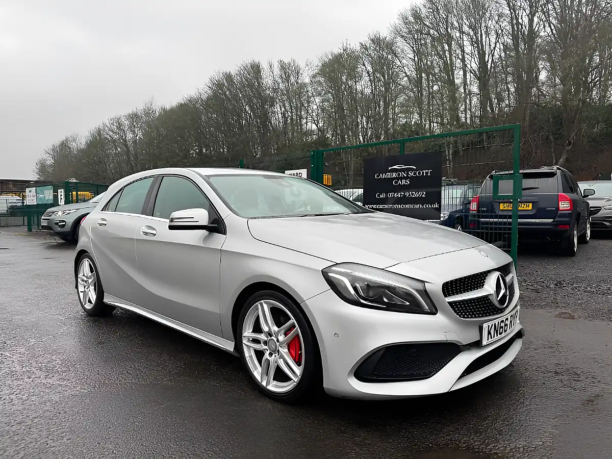 Used 2016 Mercedes-Benz a Class AMG Line Silver - Interior and Exterior details 2