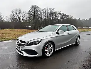 Used 2016 Mercedes-Benz a Class AMG Line Silver - Interior and Exterior details 4