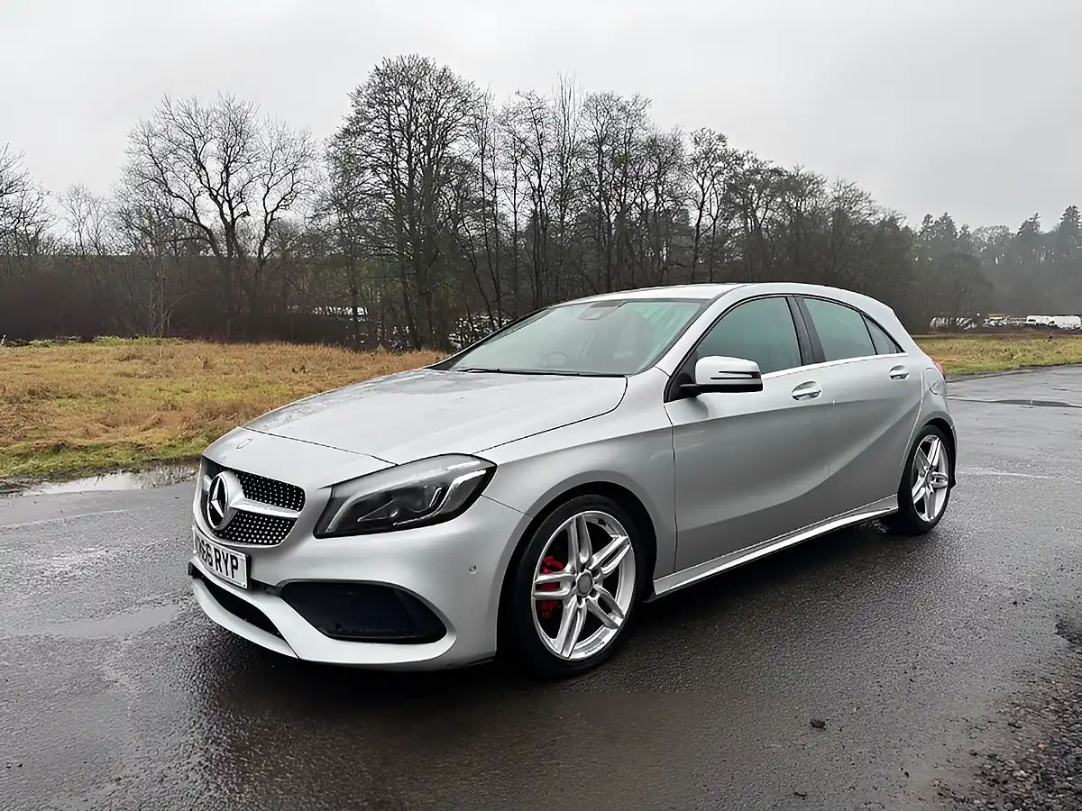 Used 2016 Mercedes-Benz a Class AMG Line Silver - Interior and Exterior details 4