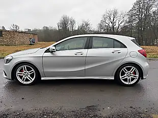 Used 2016 Mercedes-Benz a Class AMG Line Silver - Interior and Exterior details 5