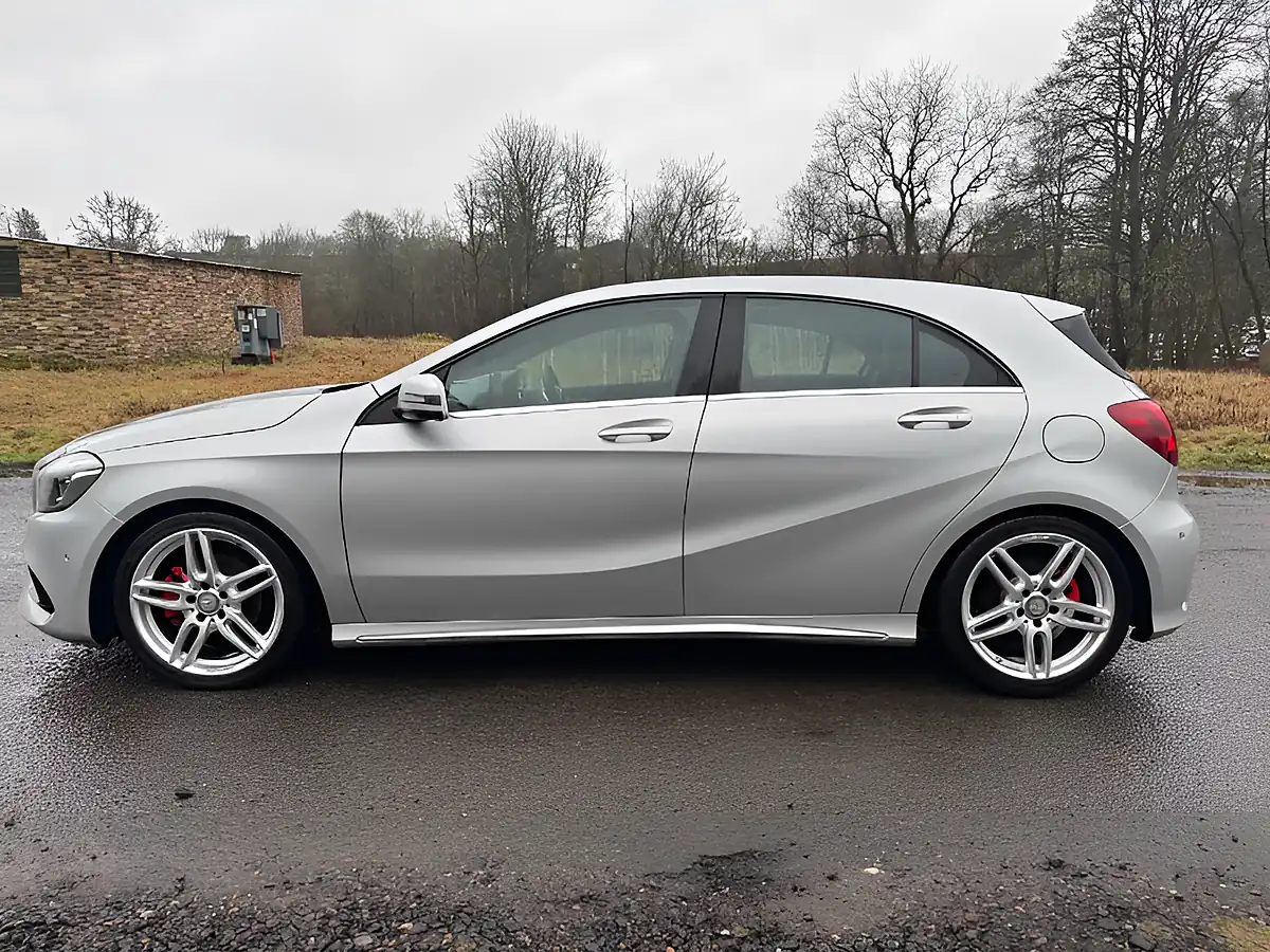 Used 2016 Mercedes-Benz a Class AMG Line Silver - Interior and Exterior details 5