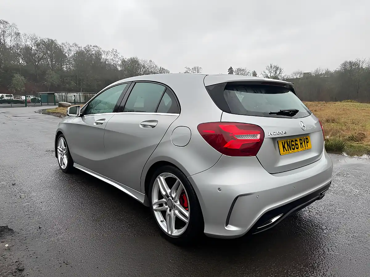 Used 2016 Mercedes-Benz a Class AMG Line Silver - Interior and Exterior details 6