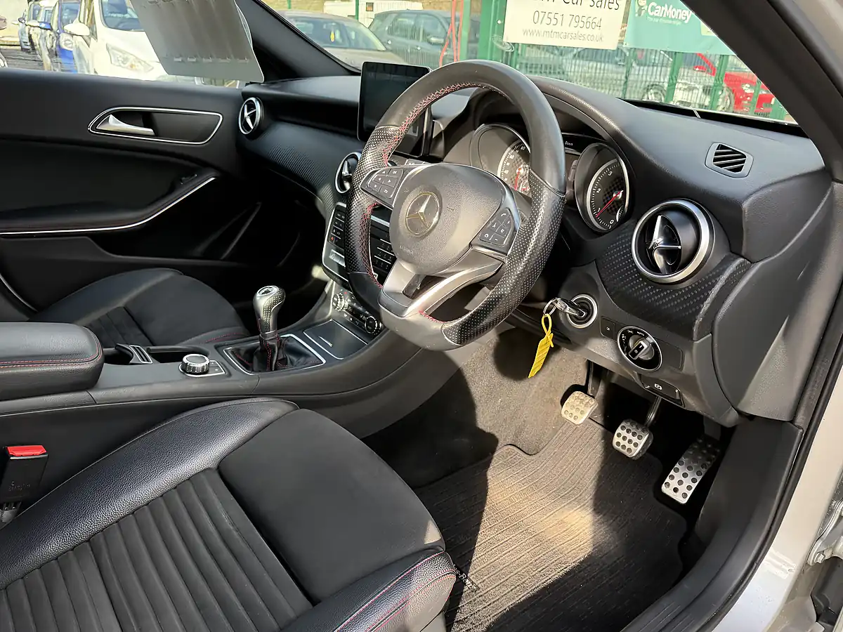 Used 2016 Mercedes-Benz a Class AMG Line Silver - Interior and Exterior details 16