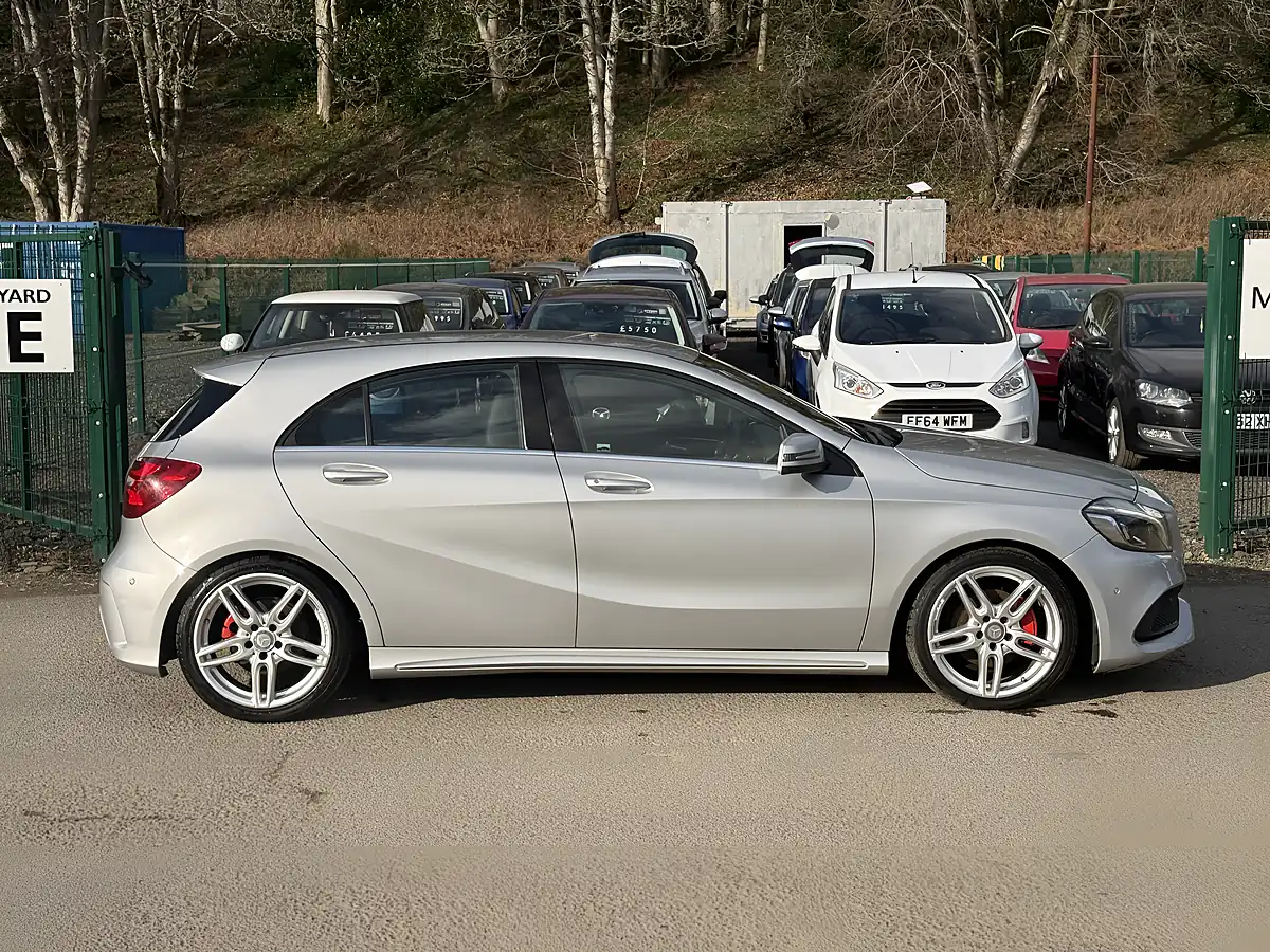 Used 2016 Mercedes-Benz a Class AMG Line Silver - Interior and Exterior details 5