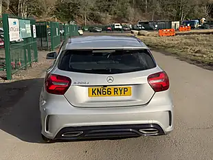 Used 2016 Mercedes-Benz a Class AMG Line Silver - Interior and Exterior details 7