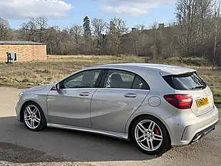 Used 2016 Mercedes-Benz a Class AMG Line Silver - Interior and Exterior details 8