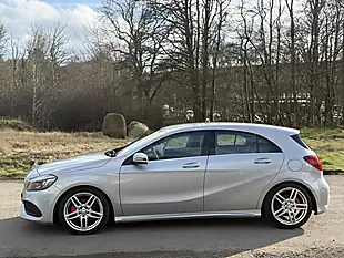 Used 2016 Mercedes-Benz a Class AMG Line Silver - Interior and Exterior details 9