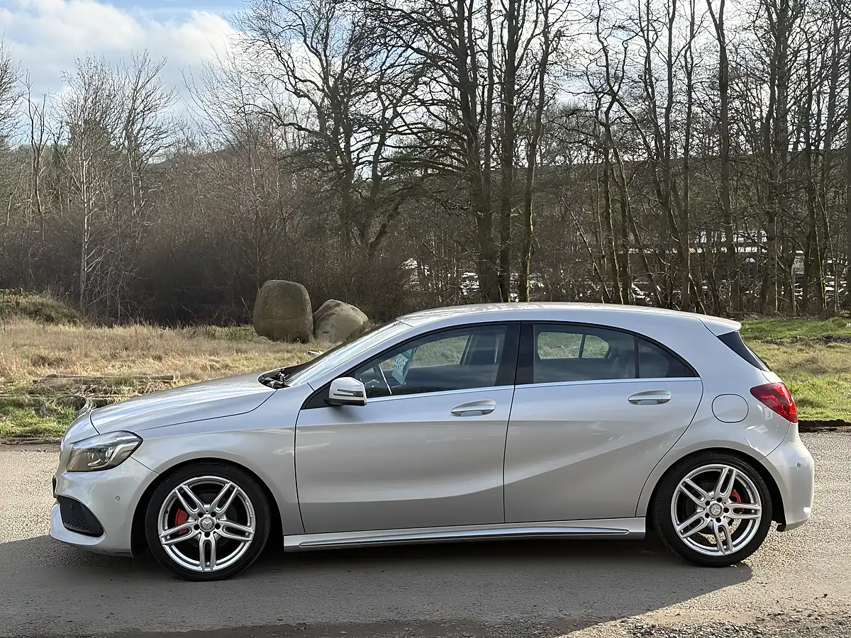 Used 2016 Mercedes-Benz a Class AMG Line Silver - Interior and Exterior details 9
