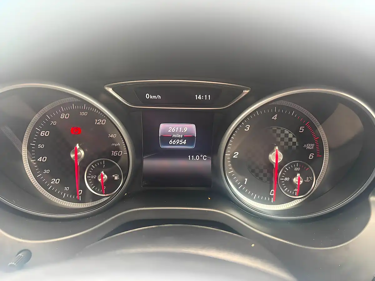 Used 2016 Mercedes-Benz a Class AMG Line White - Interior and Exterior details 14
