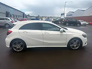 Used 2016 Mercedes-Benz a Class AMG Line White - Interior and Exterior details 2