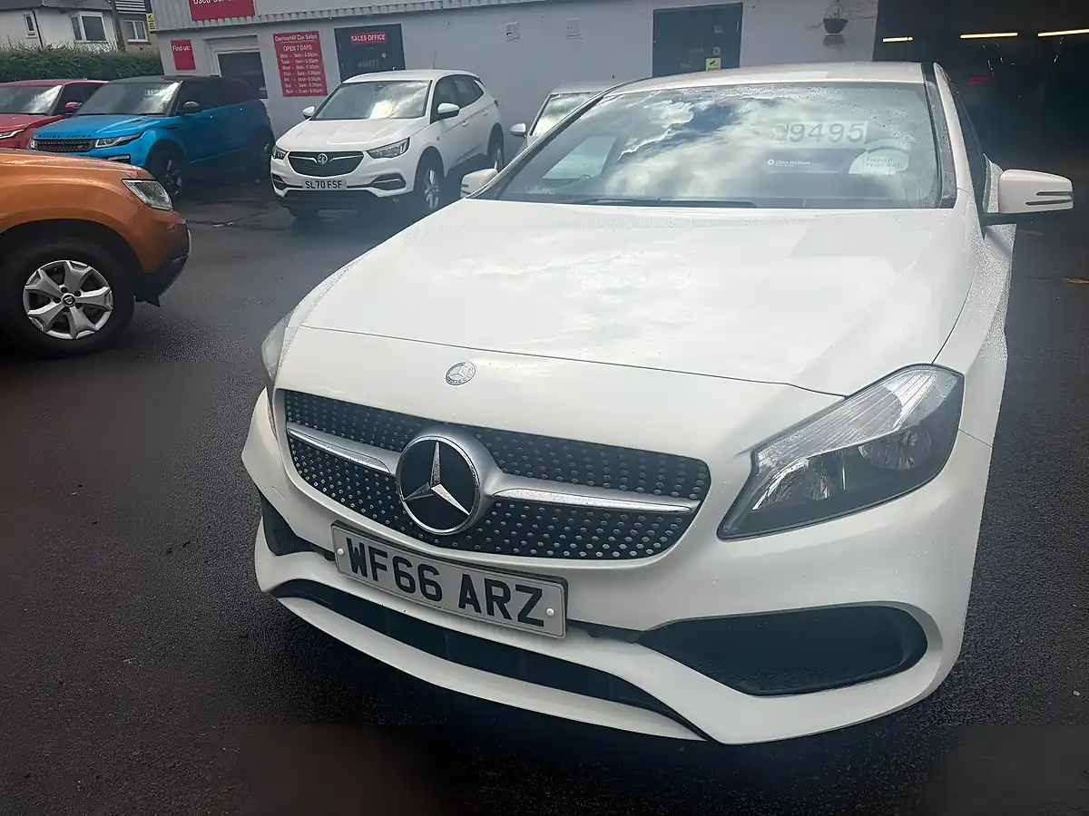 Used 2016 Mercedes-Benz a Class AMG Line White - Interior and Exterior details 3