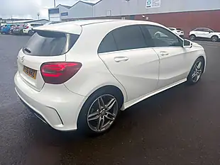 Used 2016 Mercedes-Benz a Class AMG Line White - Interior and Exterior details 4