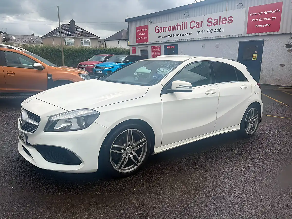 Used 2016 Mercedes-Benz a Class AMG Line White - Interior and Exterior details 7