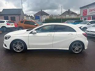 Used 2016 Mercedes-Benz a Class AMG Line White - Interior and Exterior details 8
