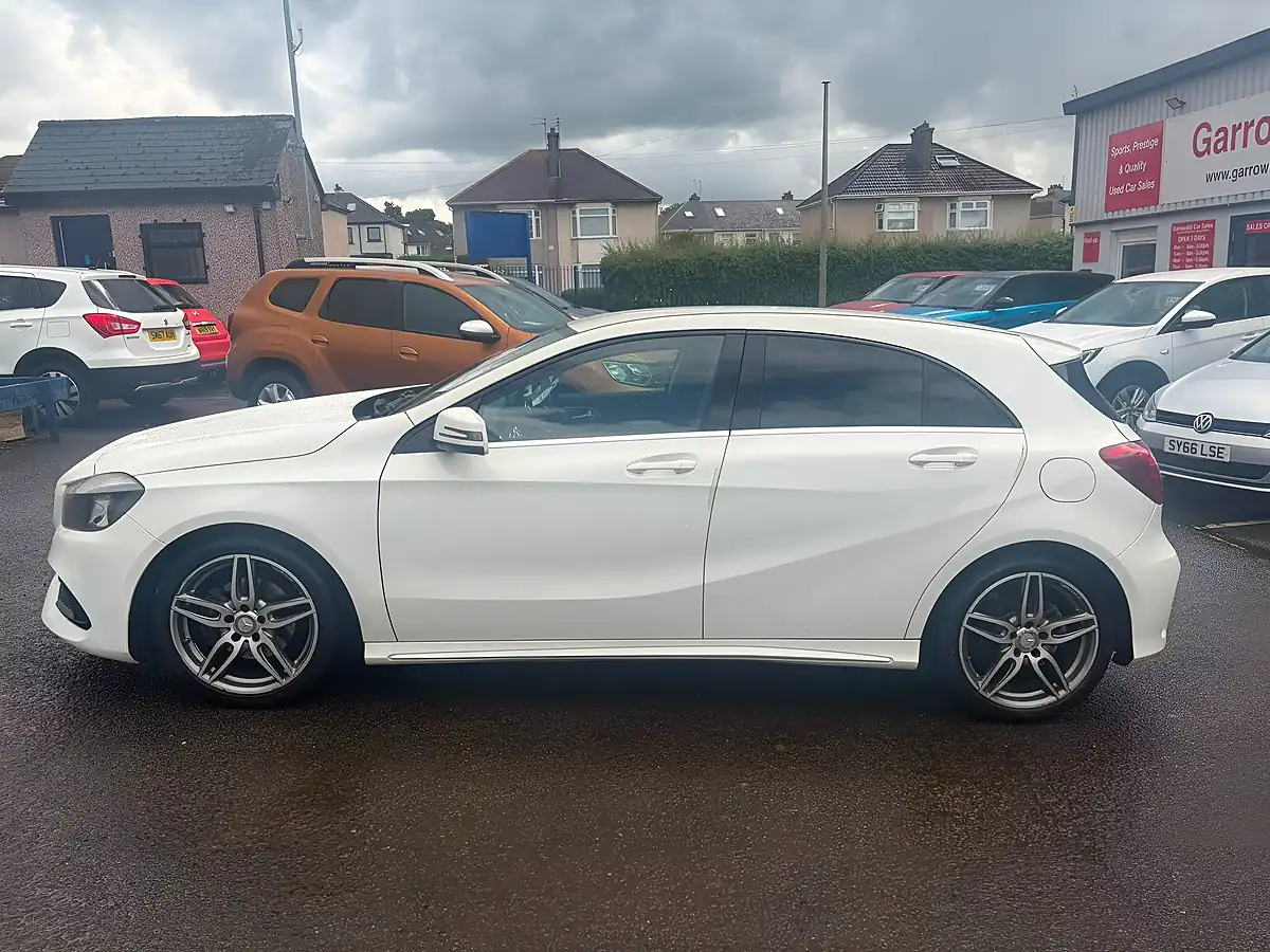 Used 2016 Mercedes-Benz a Class AMG Line White - Interior and Exterior details 8