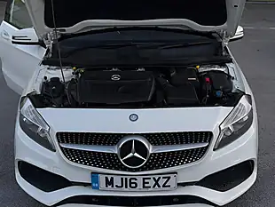 Used 2016 Mercedes-Benz a Class AMG Line White - Interior and Exterior details 10