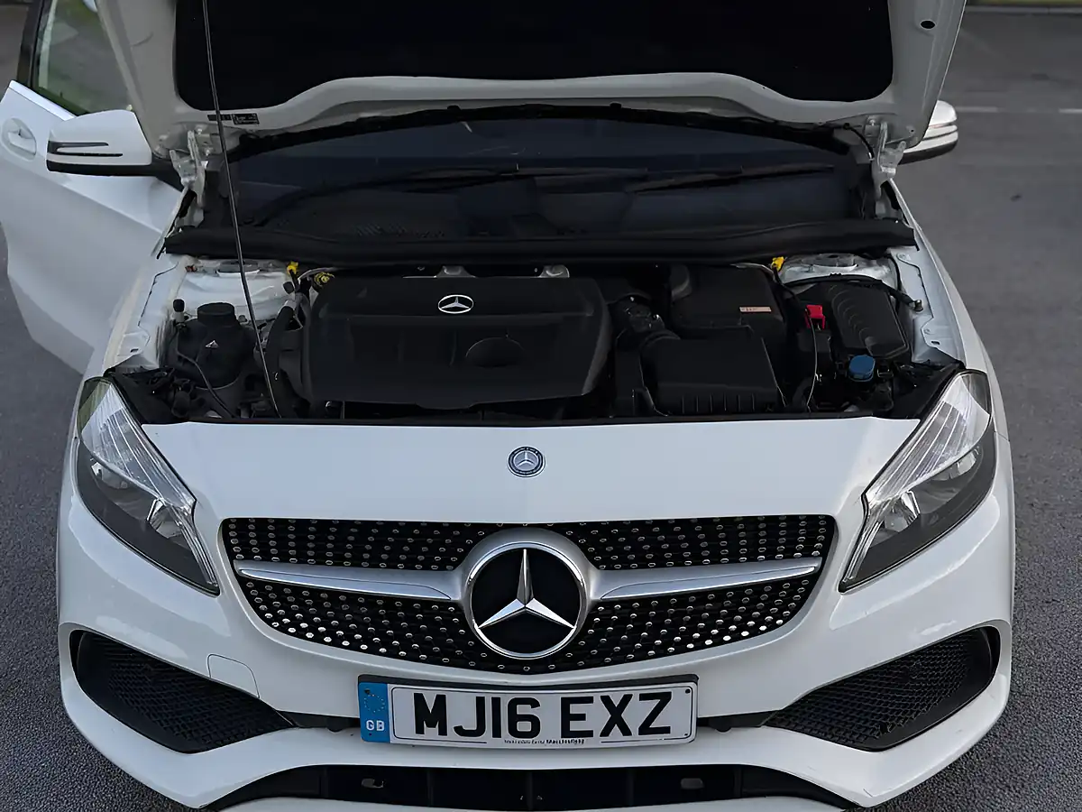 Used 2016 Mercedes-Benz a Class AMG Line White - Interior and Exterior details 10
