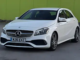 Used 2016 Mercedes-Benz a Class AMG Line White - Interior and Exterior details 2