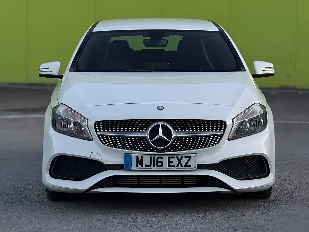 Used 2016 Mercedes-Benz a Class AMG Line White - Interior and Exterior details 3
