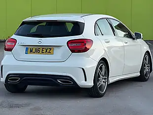 Used 2016 Mercedes-Benz a Class AMG Line White - Interior and Exterior details 4