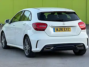 Used 2016 Mercedes-Benz a Class AMG Line White - Interior and Exterior details 5