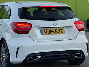 Used 2016 Mercedes-Benz a Class AMG Line White - Interior and Exterior details 6