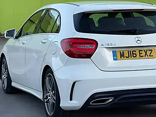 Used 2016 Mercedes-Benz a Class AMG Line White - Interior and Exterior details 7
