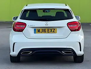 Used 2016 Mercedes-Benz a Class AMG Line White - Interior and Exterior details 8