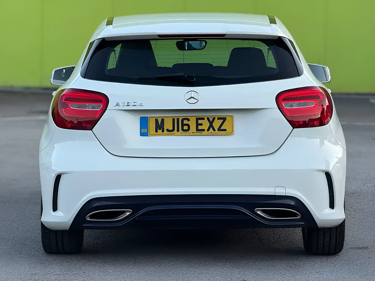 Used 2016 Mercedes-Benz a Class AMG Line White - Interior and Exterior details 8