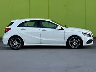 Used 2016 Mercedes-Benz a Class AMG Line White - Interior and Exterior details 9