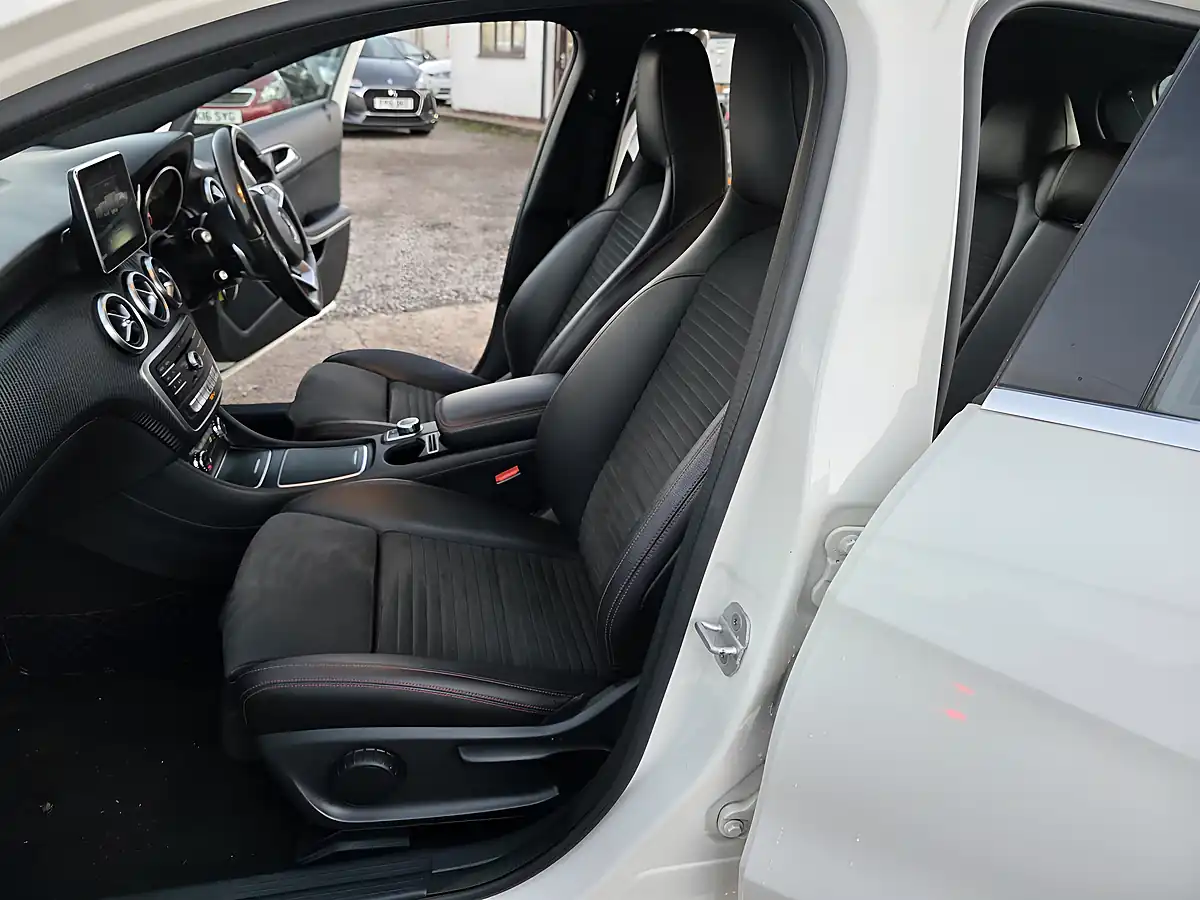 Used 2016 Mercedes-Benz a Class AMG Line White - Interior and Exterior details 10