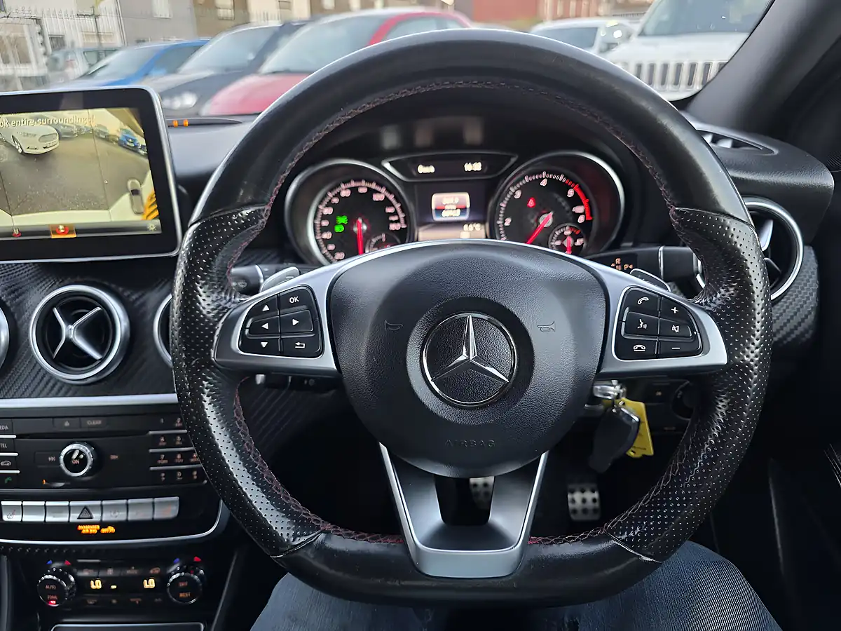 Used 2016 Mercedes-Benz a Class AMG Line White - Interior and Exterior details 12