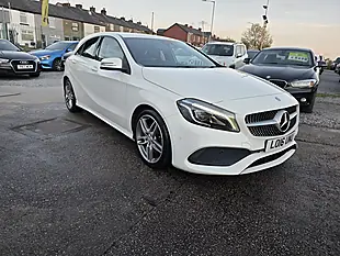 Used 2016 Mercedes-Benz a Class AMG Line White - Interior and Exterior details 2