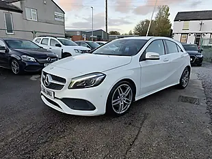 Used 2016 Mercedes-Benz a Class AMG Line White - Interior and Exterior details 3