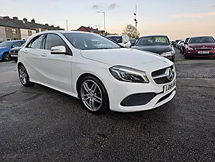 Used 2016 Mercedes-Benz a Class AMG Line White - Interior and Exterior details 4