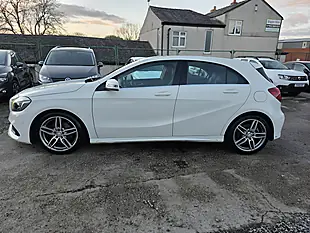 Used 2016 Mercedes-Benz a Class AMG Line White - Interior and Exterior details 5