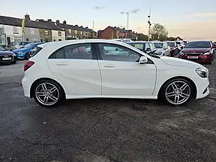 Used 2016 Mercedes-Benz a Class AMG Line White - Interior and Exterior details 6