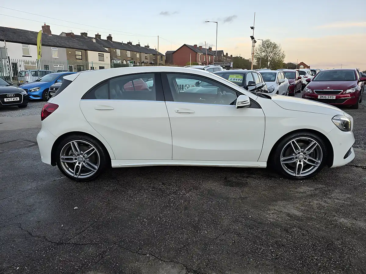 Used 2016 Mercedes-Benz a Class AMG Line White - Interior and Exterior details 6