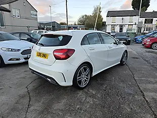 Used 2016 Mercedes-Benz a Class AMG Line White - Interior and Exterior details 7