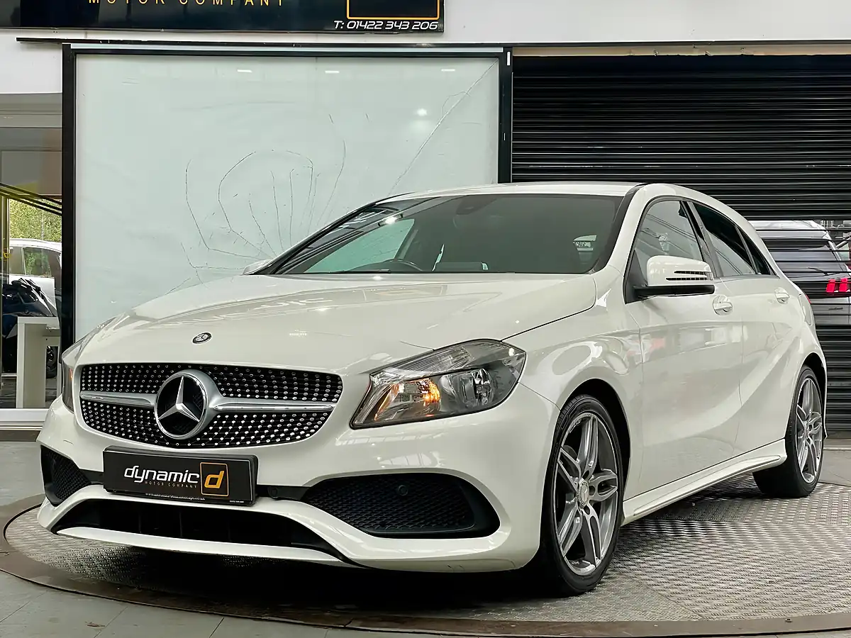 Used 2016 Mercedes-Benz a Class AMG Line White - Front View
