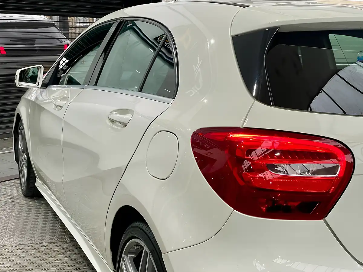 Used 2016 Mercedes-Benz a Class AMG Line White - Interior and Exterior details 10