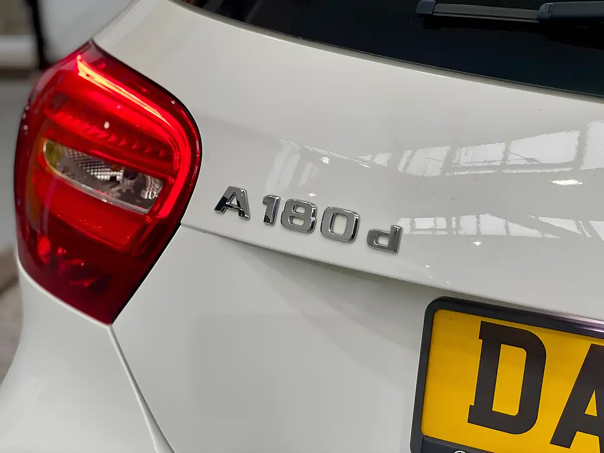 Used 2016 Mercedes-Benz a Class AMG Line White - Interior and Exterior details 12