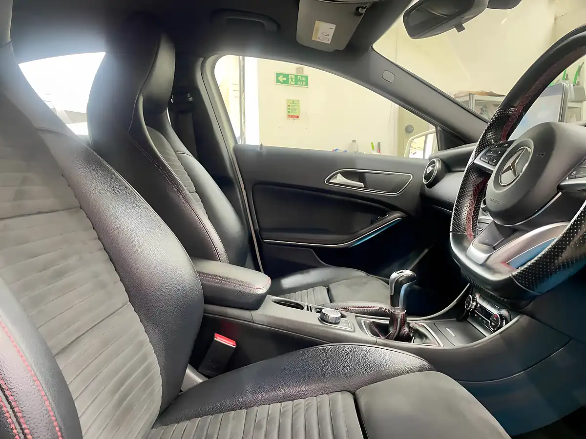 Used 2016 Mercedes-Benz a Class AMG Line White - Interior and Exterior details 15