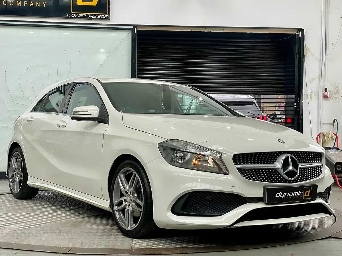 Used 2016 Mercedes-Benz a Class AMG Line White - Interior and Exterior details 2