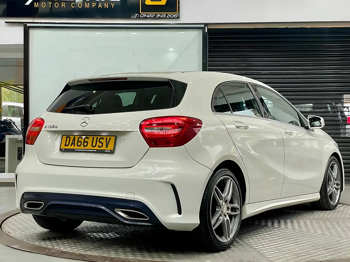 Used 2016 Mercedes-Benz a Class AMG Line White - Interior and Exterior details 4