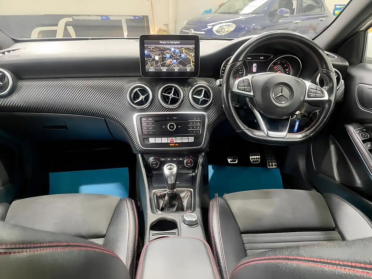 Used 2016 Mercedes-Benz a Class AMG Line White - Interior and Exterior details 9