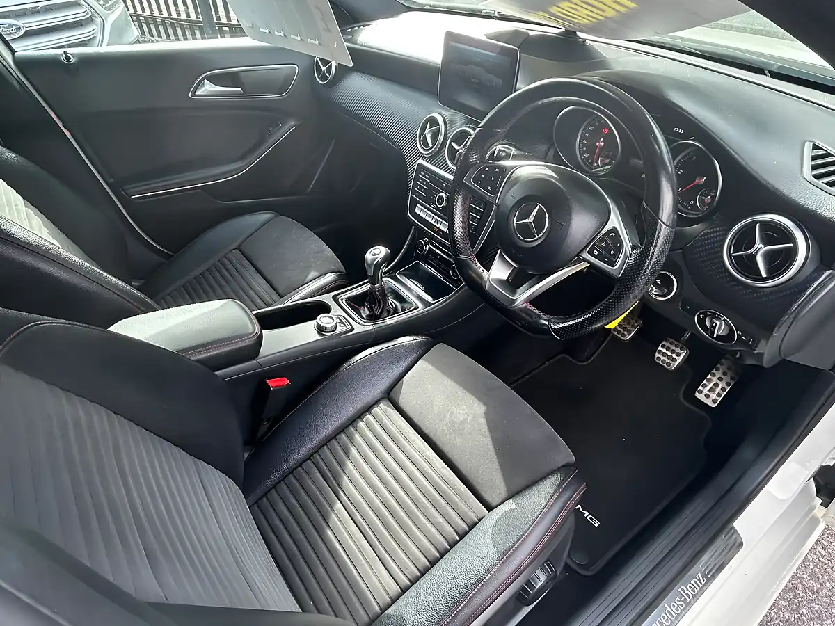 Used 2016 Mercedes-Benz a Class AMG Line White - Interior and Exterior details 10