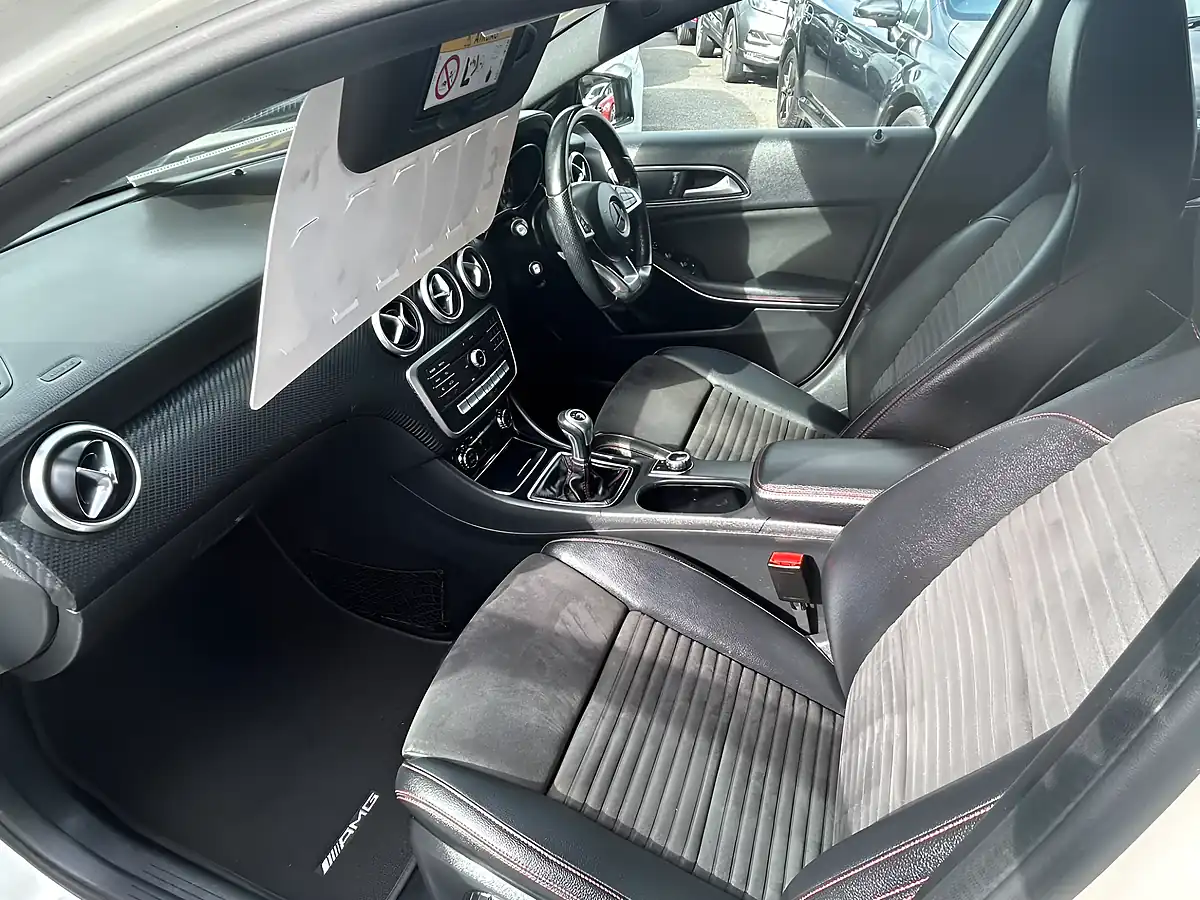 Used 2016 Mercedes-Benz a Class AMG Line White - Interior and Exterior details 12
