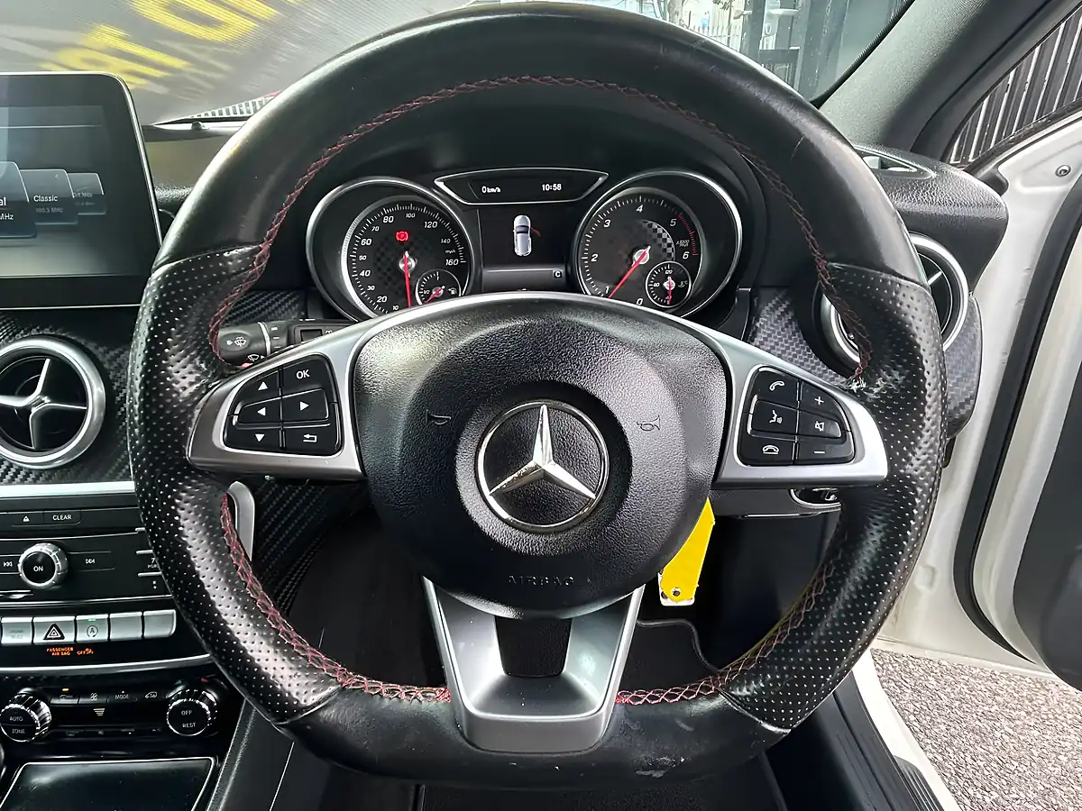 Used 2016 Mercedes-Benz a Class AMG Line White - Interior and Exterior details 17